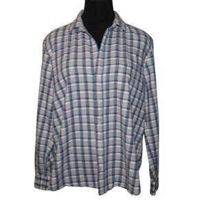Frank & Eileen - Eileen Relaxed Button Up Shirt Woven In Italy Size Medium